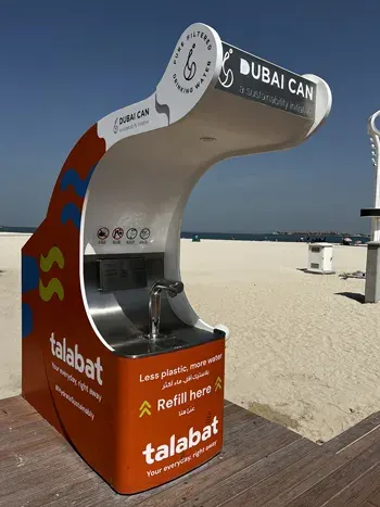 Wasser trinken Dubai