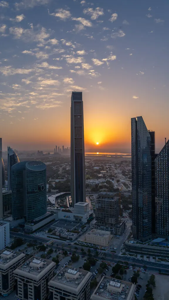 Sonnenaufgang Dubai
