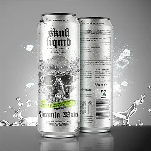 Skull Liquid Vitamin-Wasser