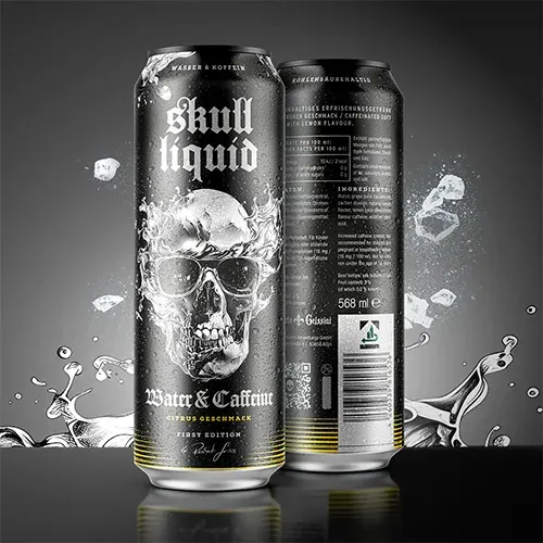 Skull Liquid Wasser & Koffein