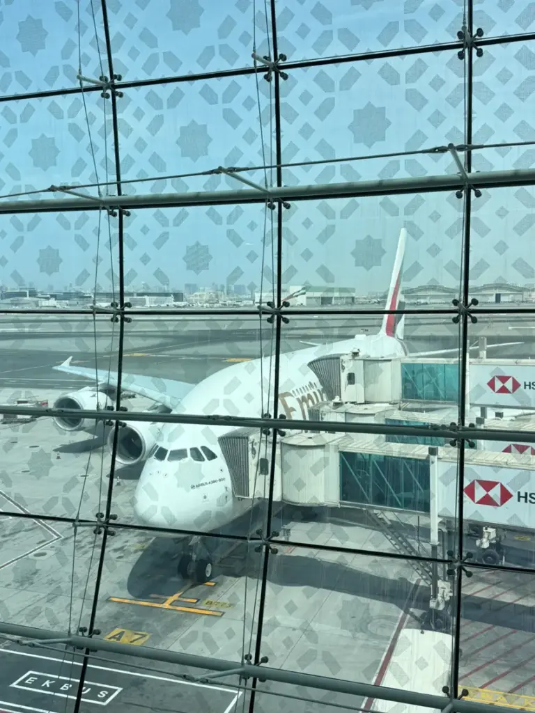 A 380 am Gate DXB